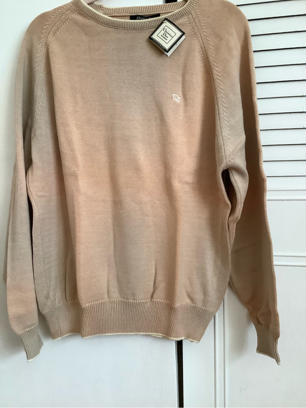 Dior Men’s Crewneck Sweater - Beige votante